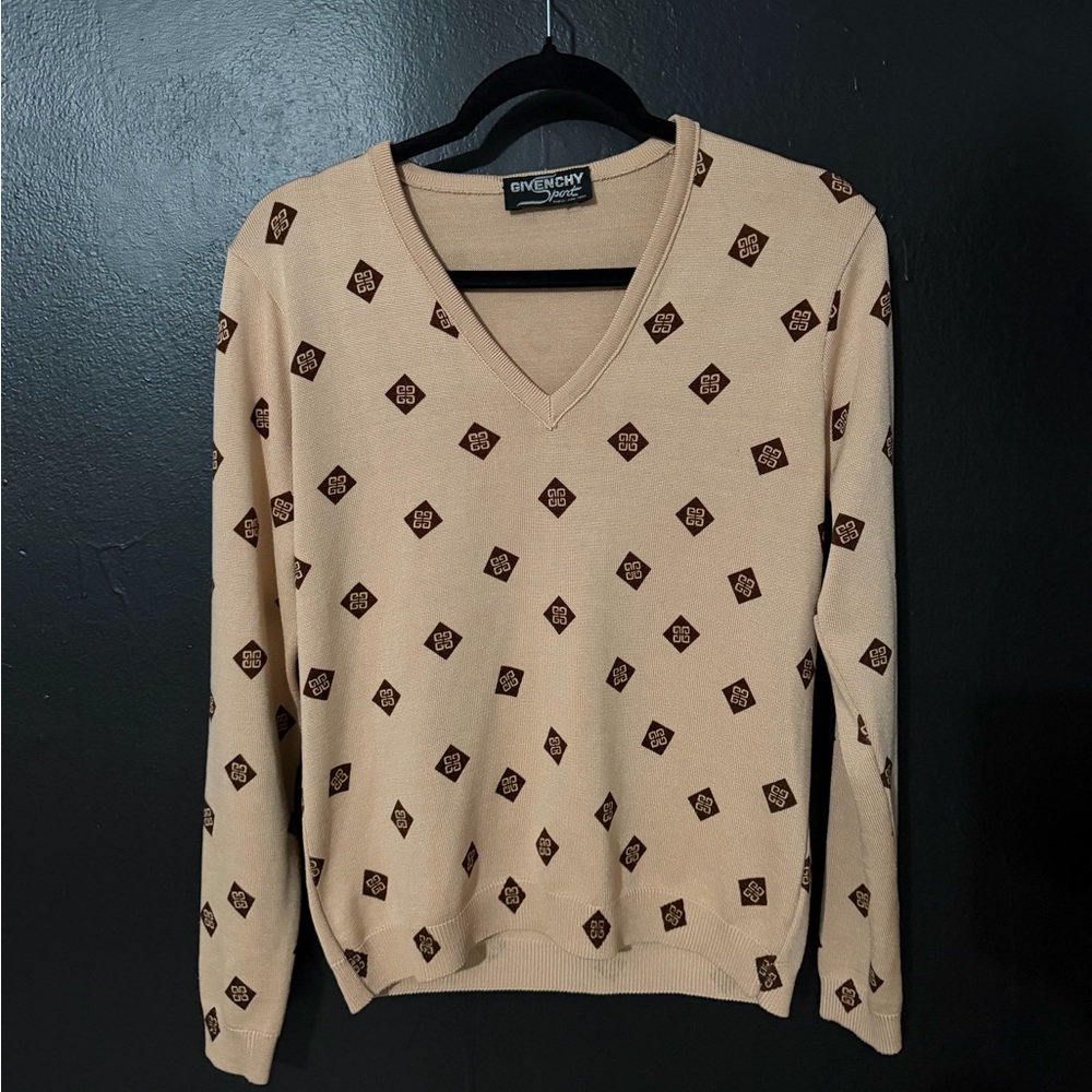 Givenchy Sport Beige Knit Top